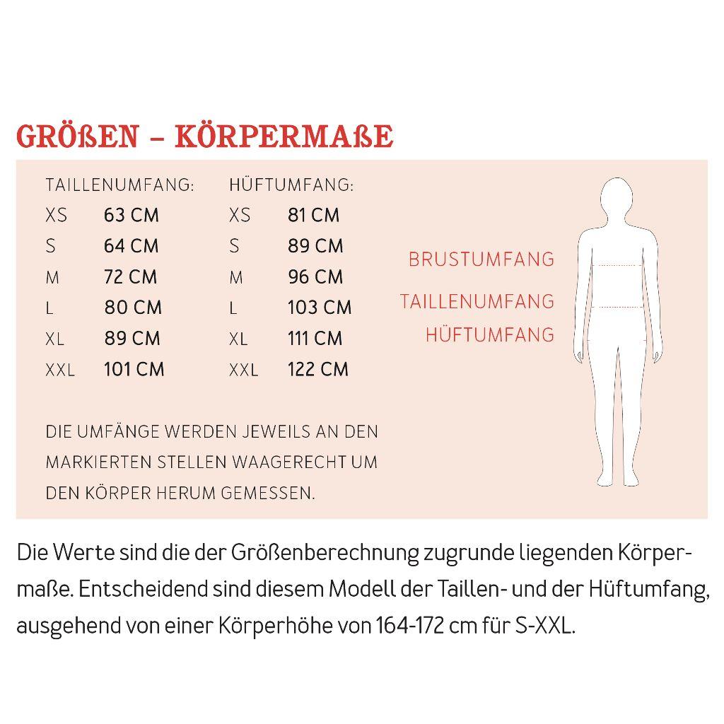 Papierschnittmuster schlichter Rock Frau Ina XS-XXL